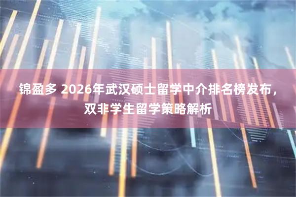 锦盈多 2026年武汉硕士留学中介排名榜发布，双非学生留学策略解析